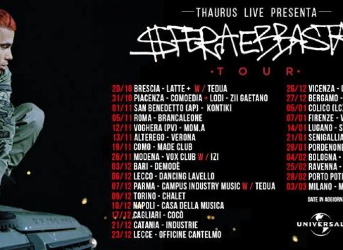 Thaurus Live presenta SFERA EBBASTA in Tour