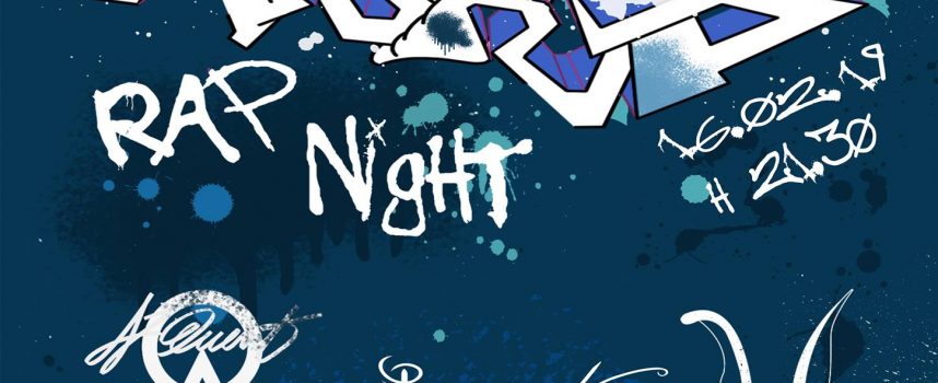 Aj Quent del collettivo Rap Pirata Veneto sul palco per Rap Night