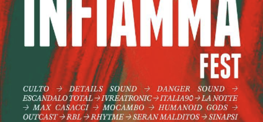 Arriva a Torino l’INFIAMMA FEST – il benefit party per Casa Sintetica a Torino