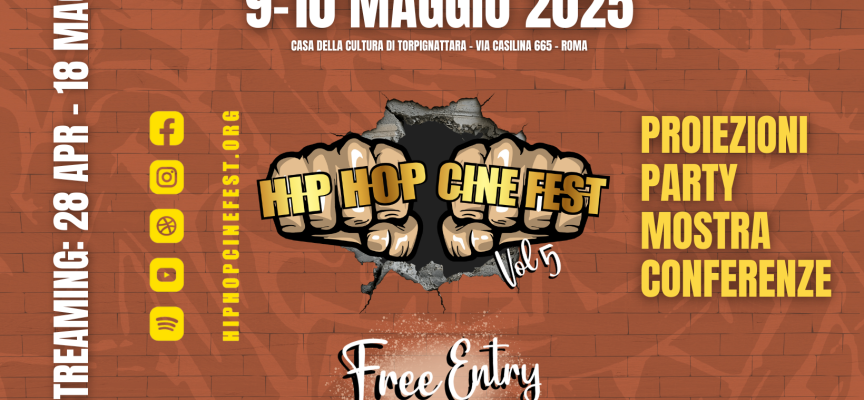Hip Hop Cinefest, al via l’edizione 2025
