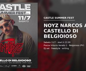 Noyz Narcos porta l’hip hop al Castello di Belgioioso: domani il Castle Summer Fest 2026